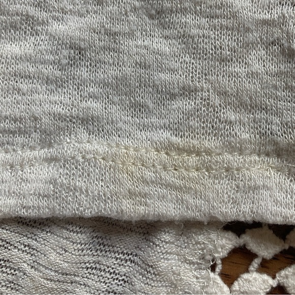 Mossimo Supply Co. Lace Back Crochet Open Back White Tank Top - Picture 2 of 8